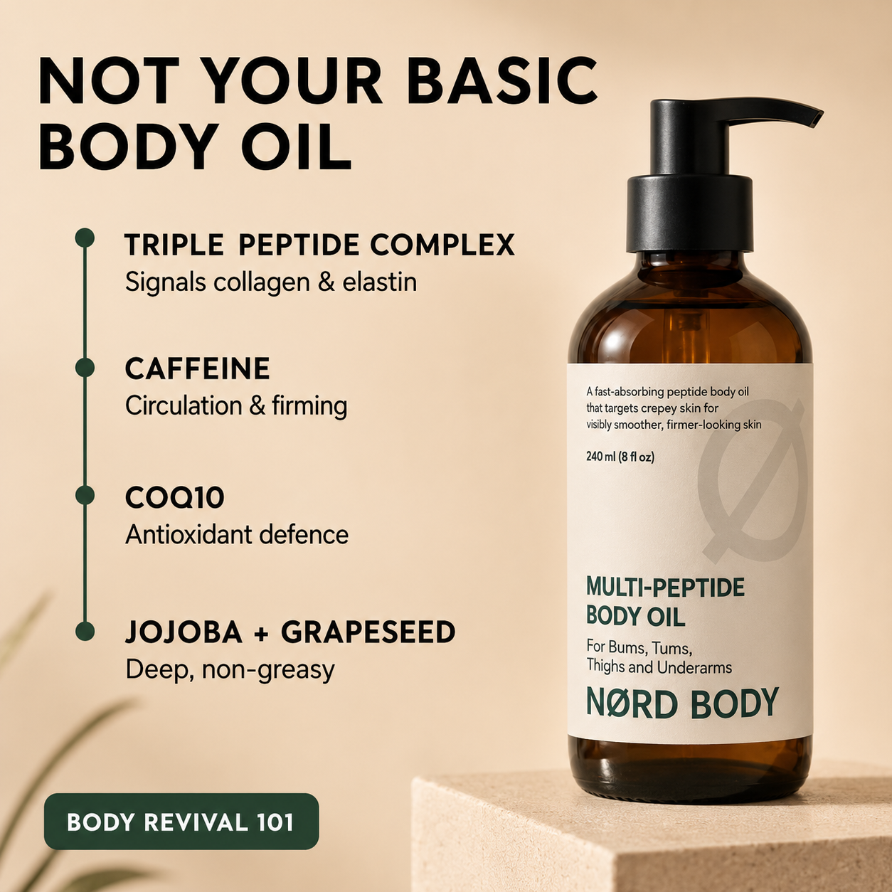 NØRD BODY Multi-Peptide Body Oil